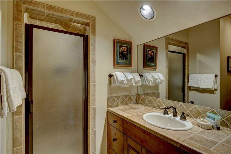 Bunk Bedroom Bathroom view