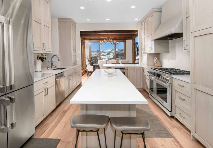 Winter views Kitchen