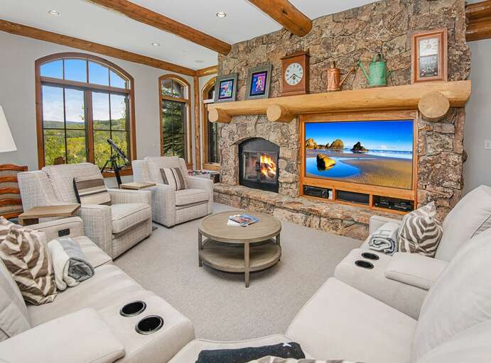 In the Downstairs Living Room