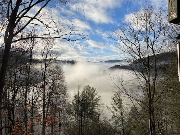Fog over the valley Fog over the valley