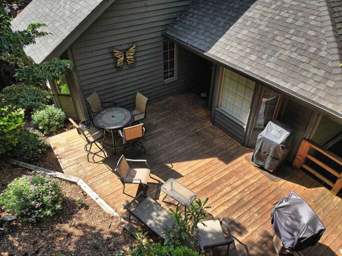 Enjoy a morning on the front porch of Penrith Hideaway