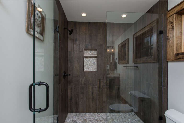 Master Shower, Upper Level Master Shower, Upper Level