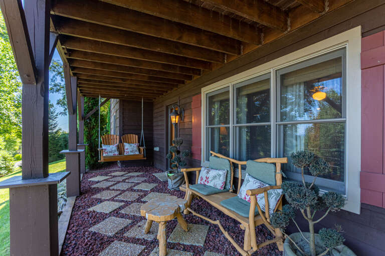 Lower level patio Lower level patio