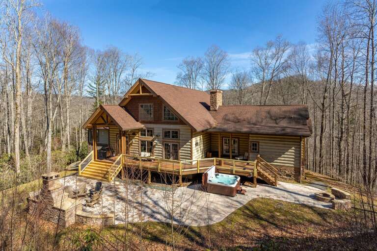 The Lodge at Twin Rivers Foscoe, NC 6 Bedroom Vacation Rental for