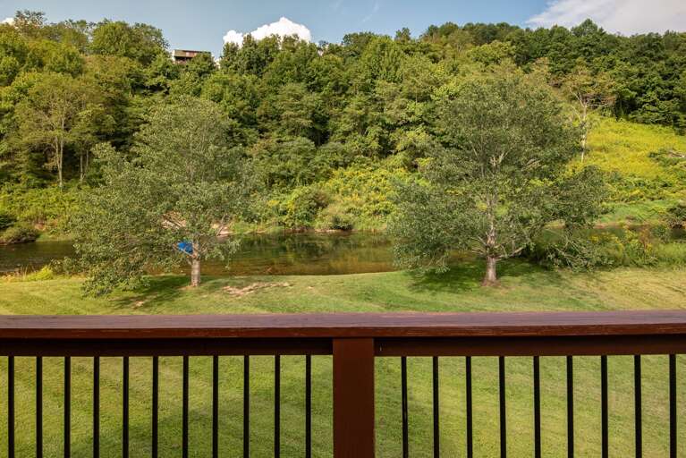 View of the River from the elevated deck