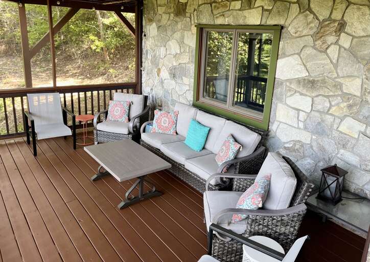 Screened In Porch on Lower Deck