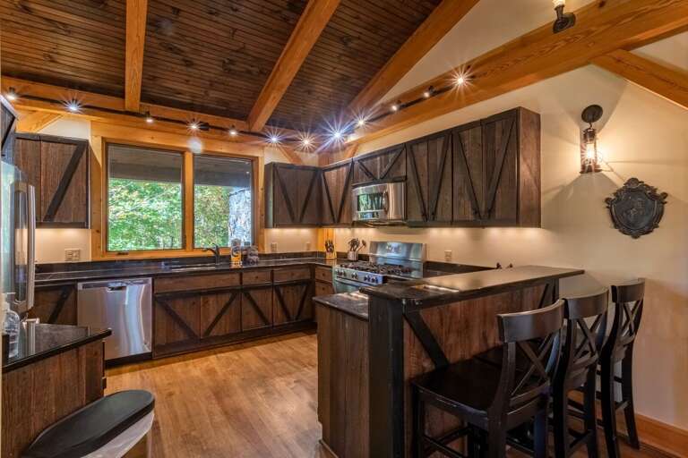 Rustic Cedar Rock Townhome