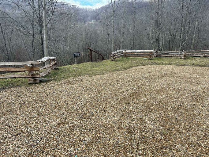 Entrance to fishing/water access