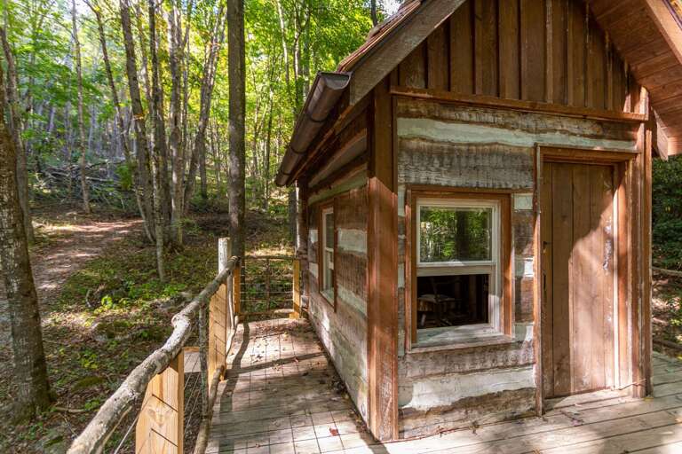 Children's playhouse at The Matney Ridge Estate.