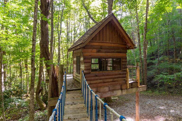 Children's playhouse at The Matney Ridge Estate.