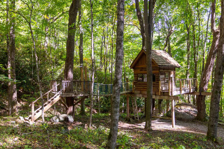 Children's playhouse at The Matney Ridge Estate.