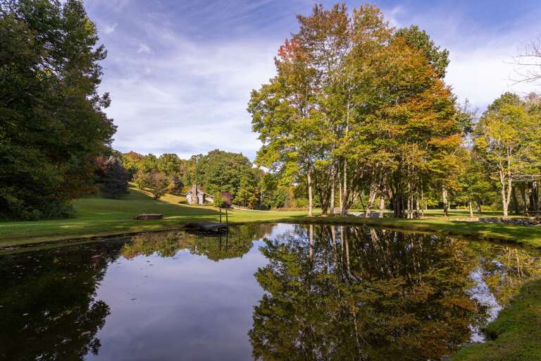 Enjoy fishing at The Matney Ridge Estate.