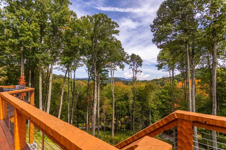 Mountain views off back porch.