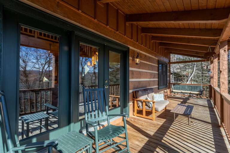 Great outdoor furniture to soak in the great views with a cup of coffee or glass of wine!