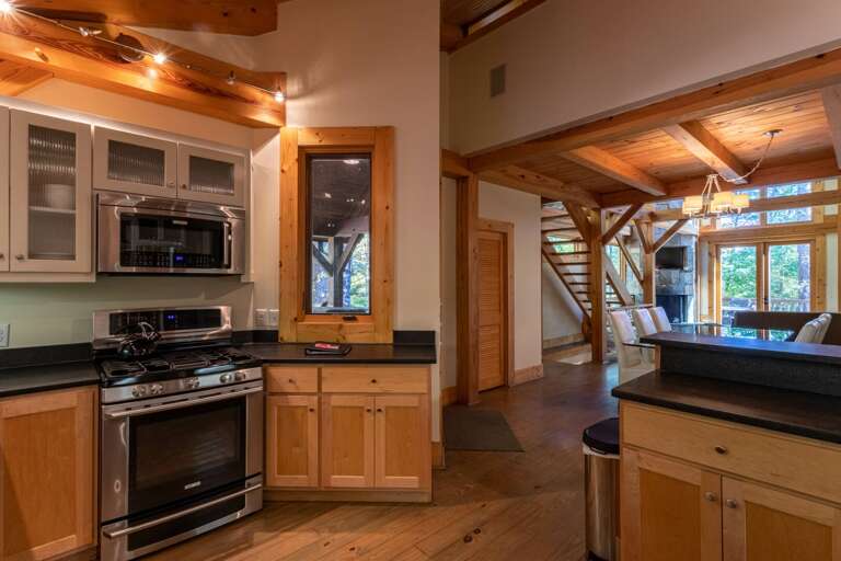 Full stocked kitchen. Full stocked kitchen.