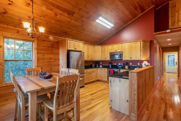 Dining area adjacent to kitchen