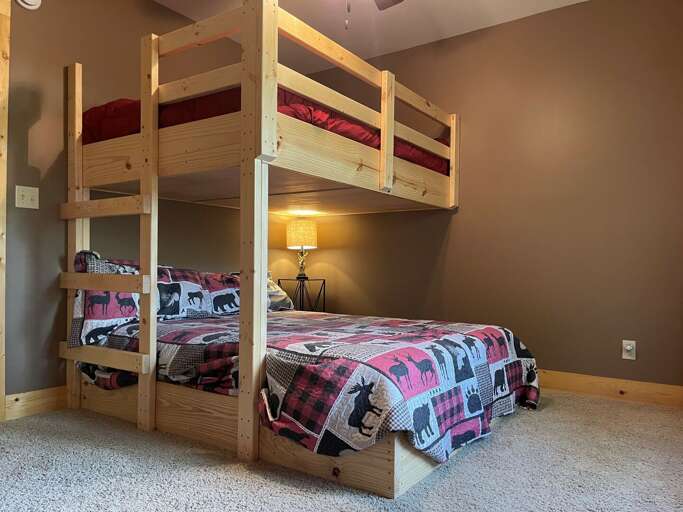 Full-over-queen bunk bed