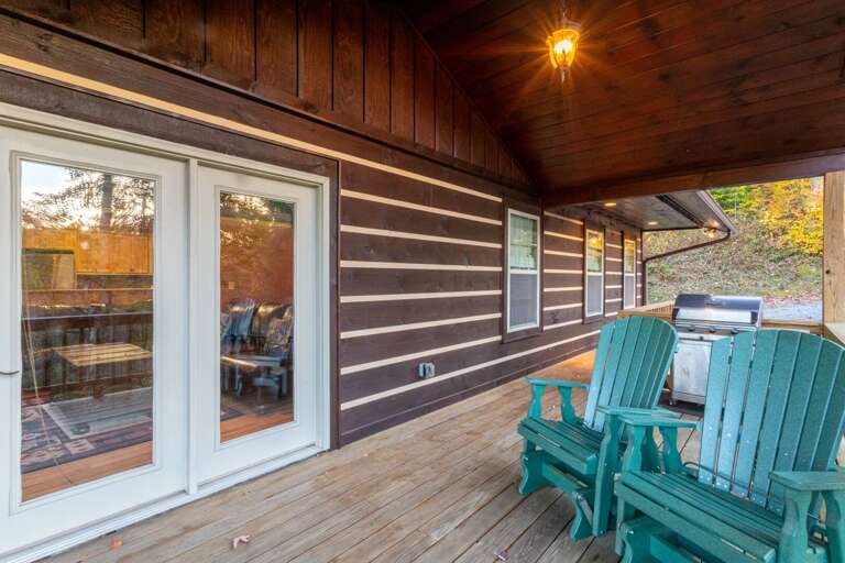 Gas grill available for guests to use