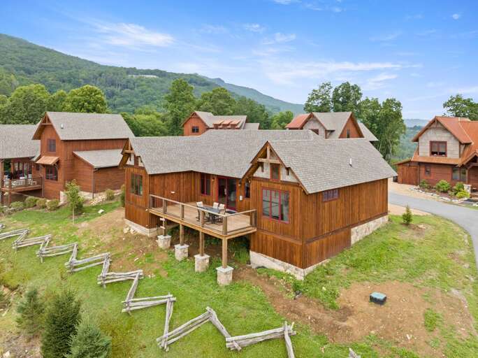 Rustic Residences, Rolling Hills, Serene Sky