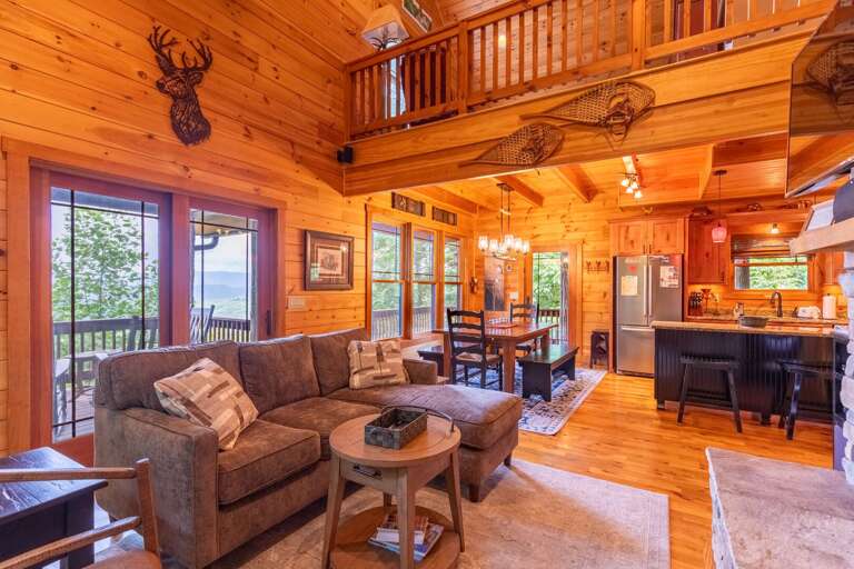 Comfortable living room seating