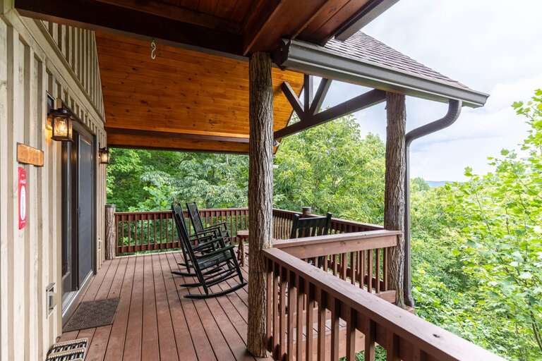 Covered porch rockers