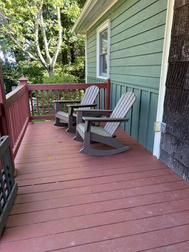 Relaxing rockers on the front porch