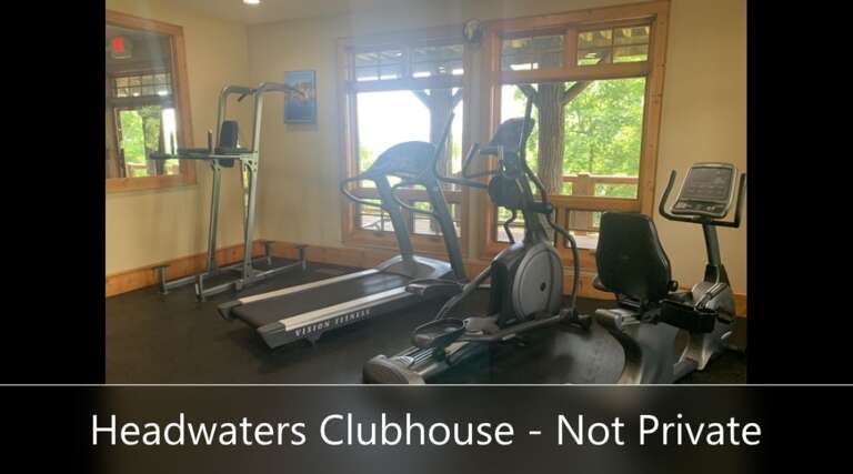 Guests have access to such amenities at Headwaters as the Clubhouse gym.