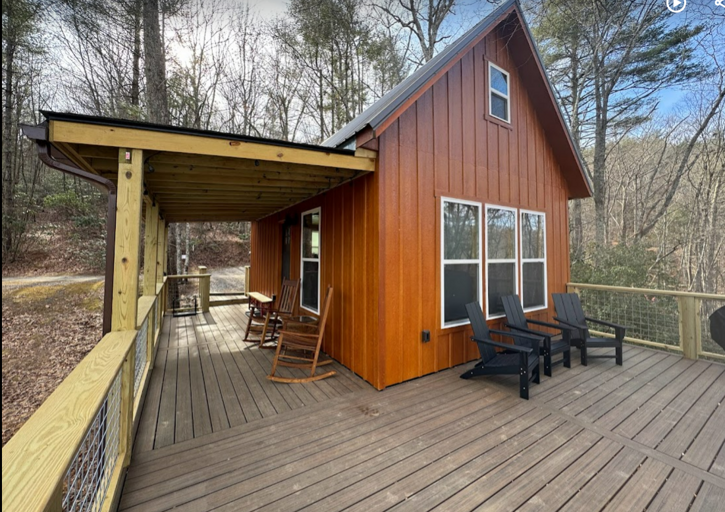 Retreat at Riverbend West Jefferson, NC 1 Bedroom Cabin Sleeps 4 Guests