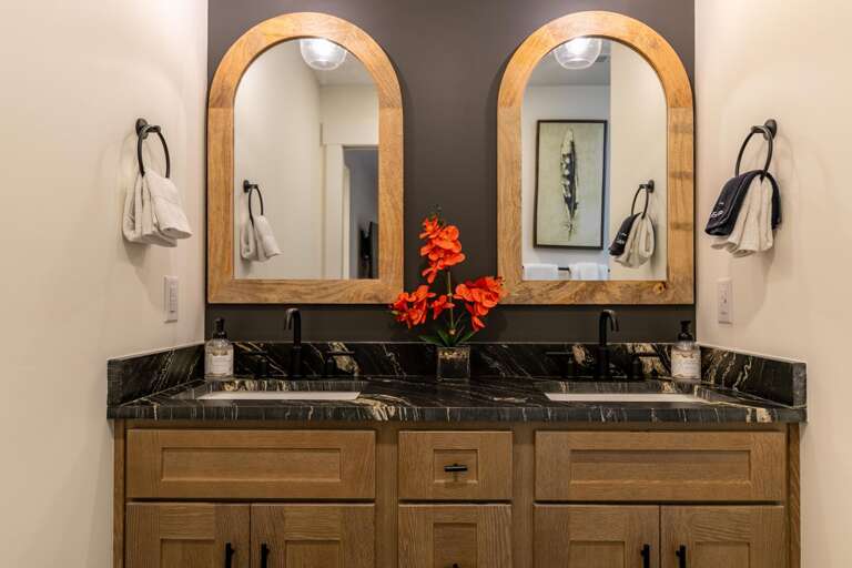 The Ensuite Bathroom offers plenty of space for couples.