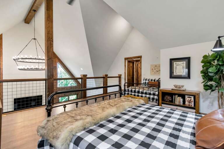 Loft is stocked with an assortment of books and children's toys