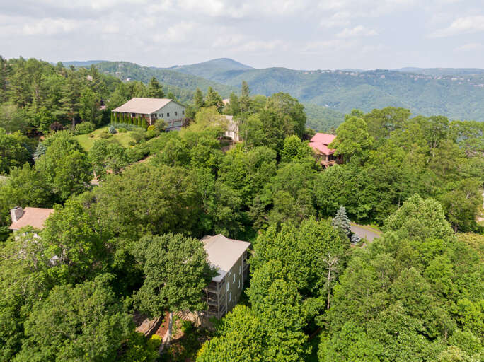 Aerial above Sunset Vista