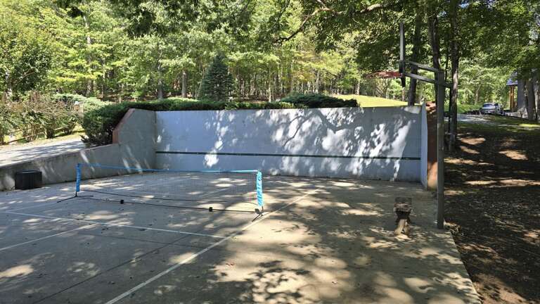 Next door is pickleball + basketball Next door is pickleball + basketball