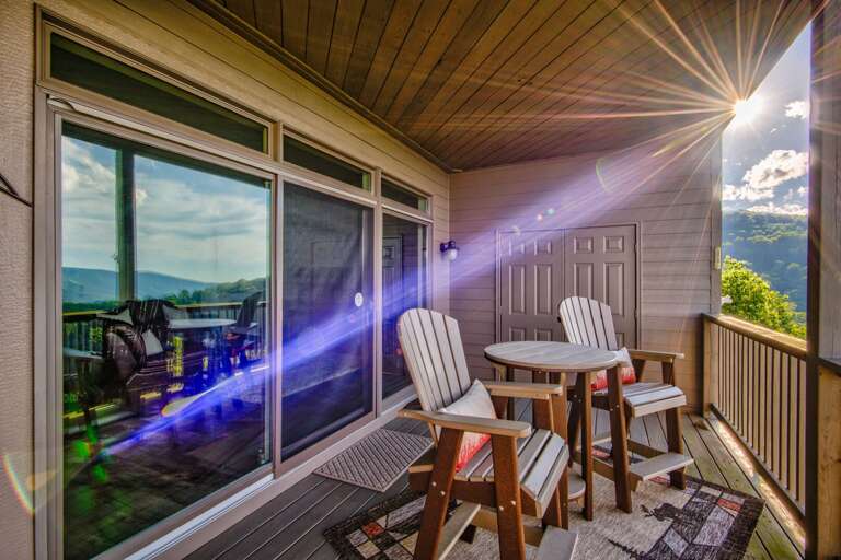 Kick back on the covered deck at Sweet Sugar Views At The Reserve II and soak in the rolling mountain scenery just outside your door.