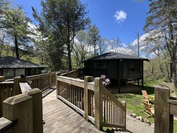 Charming roundhouse on the 15th fairway