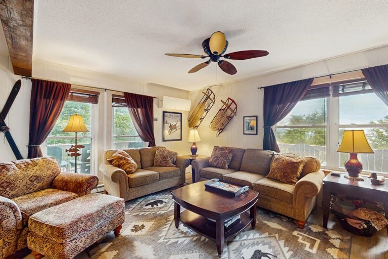 Cozy gathering spaces make sharing stories and making memories together easy.