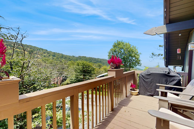 The views here are beautiful year round! Kick back on the deck or grill up a feast on the gas grill!