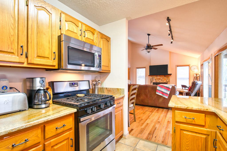 Preparing tasty meals is a snap with the gas range!