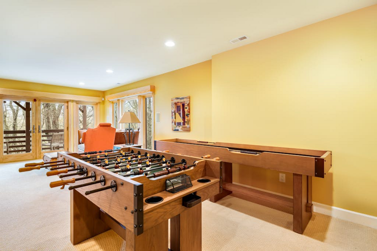 Challenge your crew to a friendly game in the downstairs recreation area.