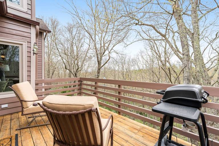 Fire up the grill and enjoy the fresh mountain air from the open deck.