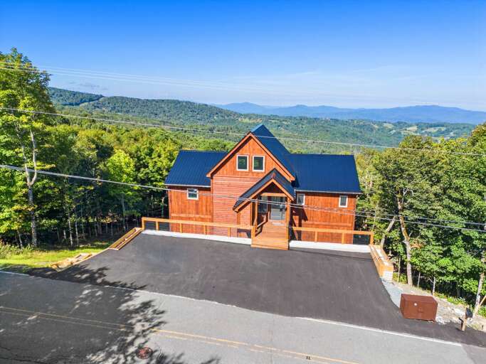 Aerial above Copper Beech