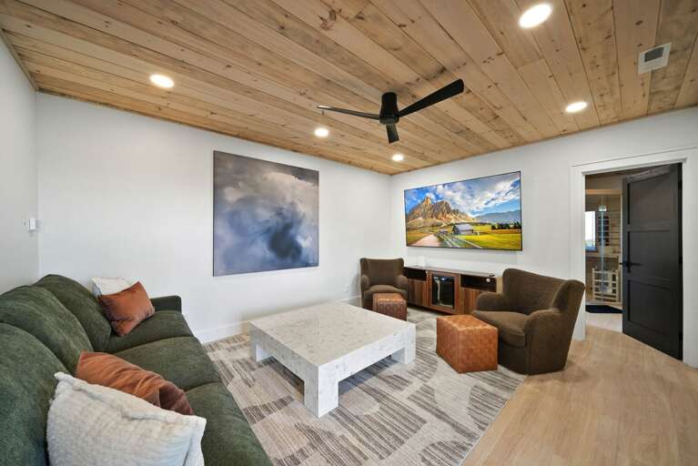 Lower Level 2 Family Room near the sauna