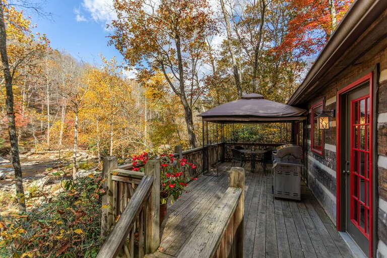 River View from back deck in the fall