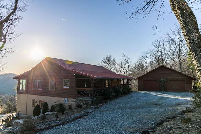 Side angle of the home