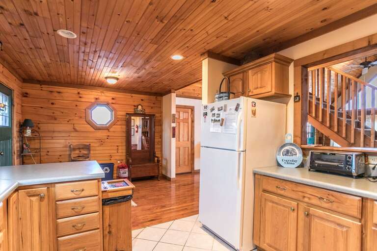 Kitchen with island seating