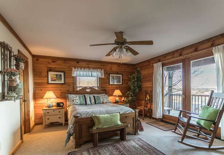 Main level queen bedroom