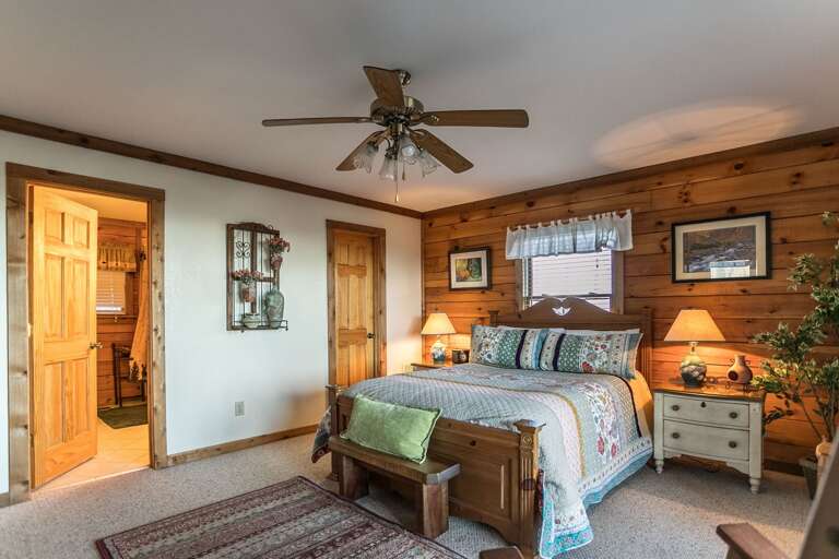 Main level queen bedroom