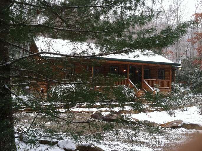 A snowy day at Creeksong A snowy day at Creeksong