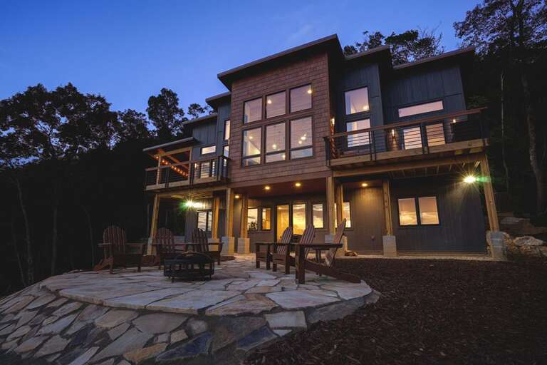 Sunset Falls - exterior twilight