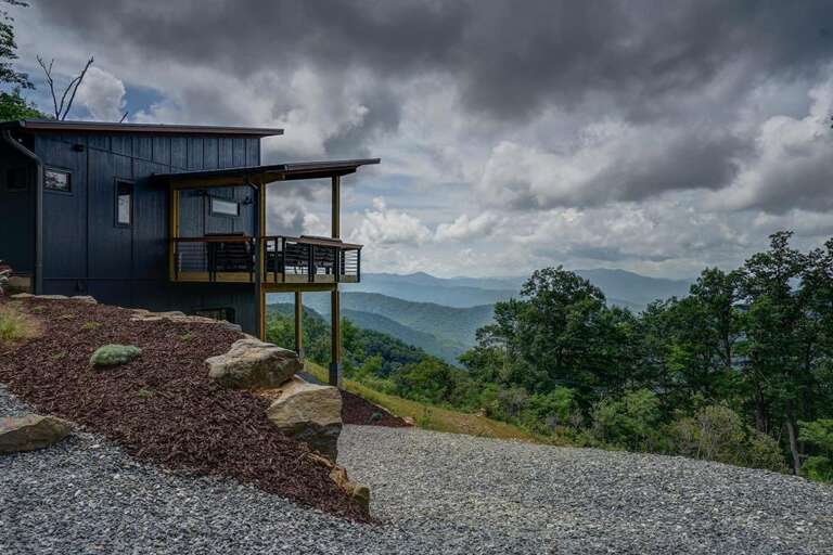 Sunset Falls - side driveway view