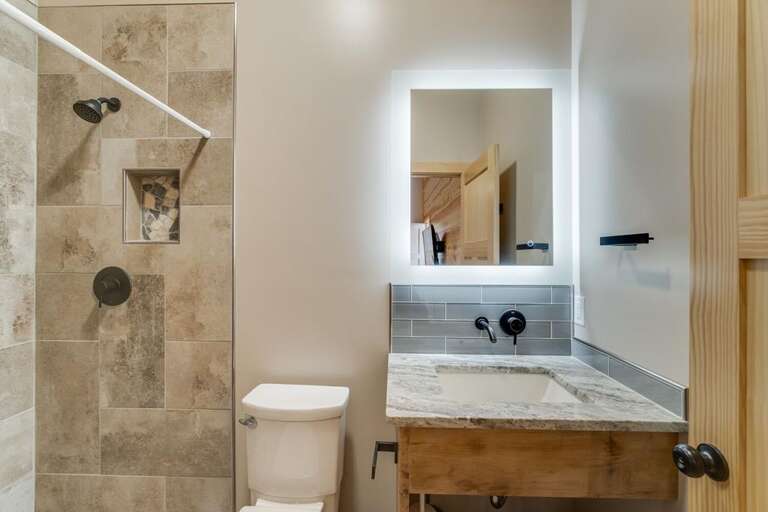 Main level king bathroom